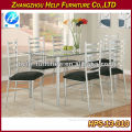 Glass Dining sets for 1 table and 6chairs